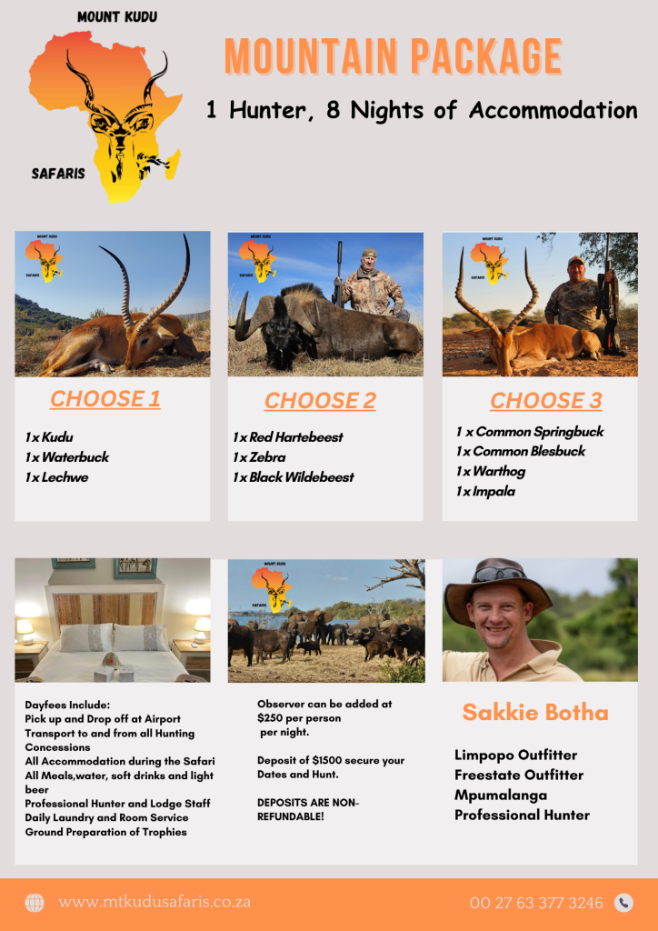 #dangerousgamehuntingsafarisinsouthafrica #plainsgamehuntingsfariinsouthafrica #bookyourdreamsafariinafrica #huntingsafariinlimpopo #huntingsafariinthefreestateplains #kuduhuntingsouthafricaprice #plainsgamehuntingpackagesaffordable #kudutrophyhuntingpackagesinsouthafrica #warhoghuntinginsouthafrica #plainszebrahuntingsafari #trophyphotos #shotdistances #riflerecommendations